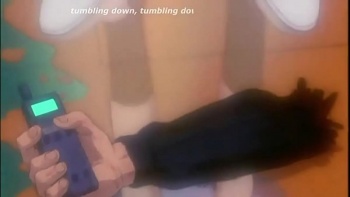 Негритянка и белая лесбиянка трутся кисками в пародии на аниме сериал Евангелион